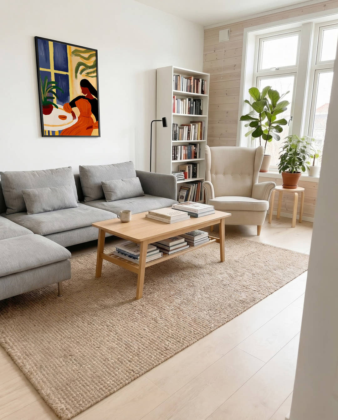 Warm Between Walls | Modernes Figuren-Poster