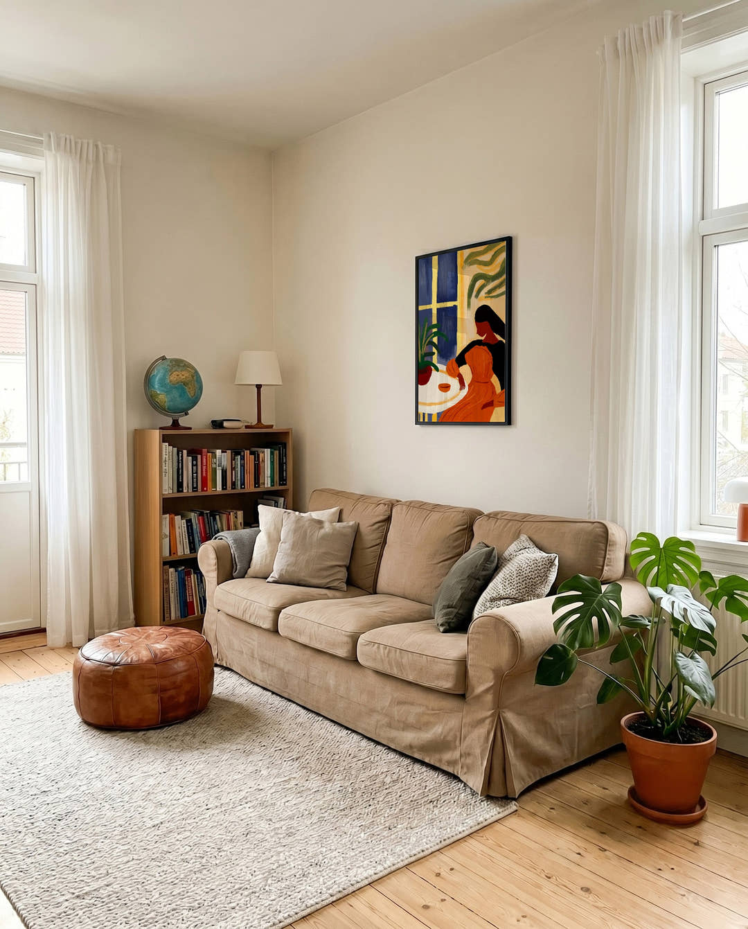 Warm Between Walls | Modernes Figuren-Poster