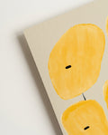 Yellow Minimal Flowers Poster – Gelbe Minimalistische Blüten