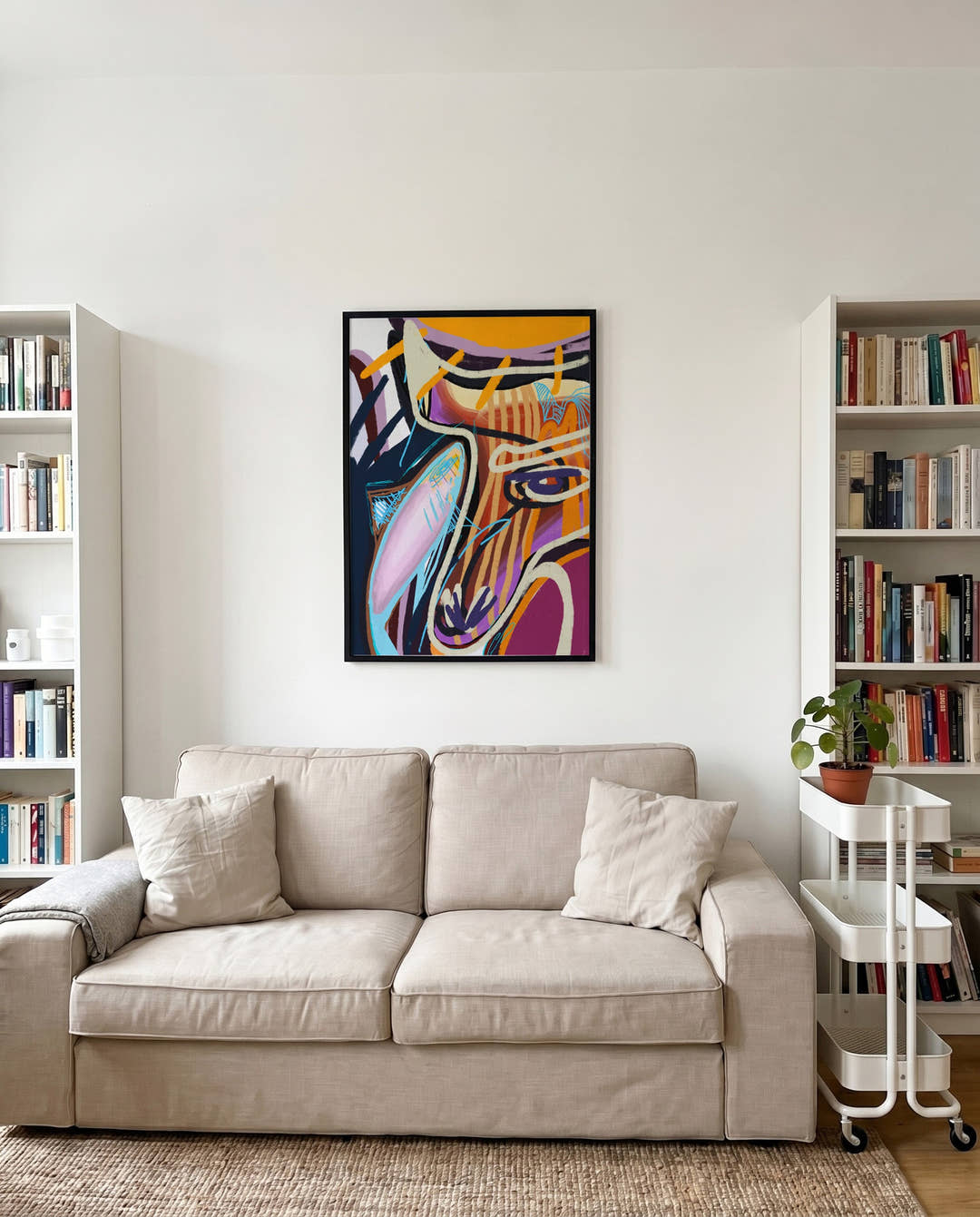 Zodiac Tides | Expressionistische Illustration Poster