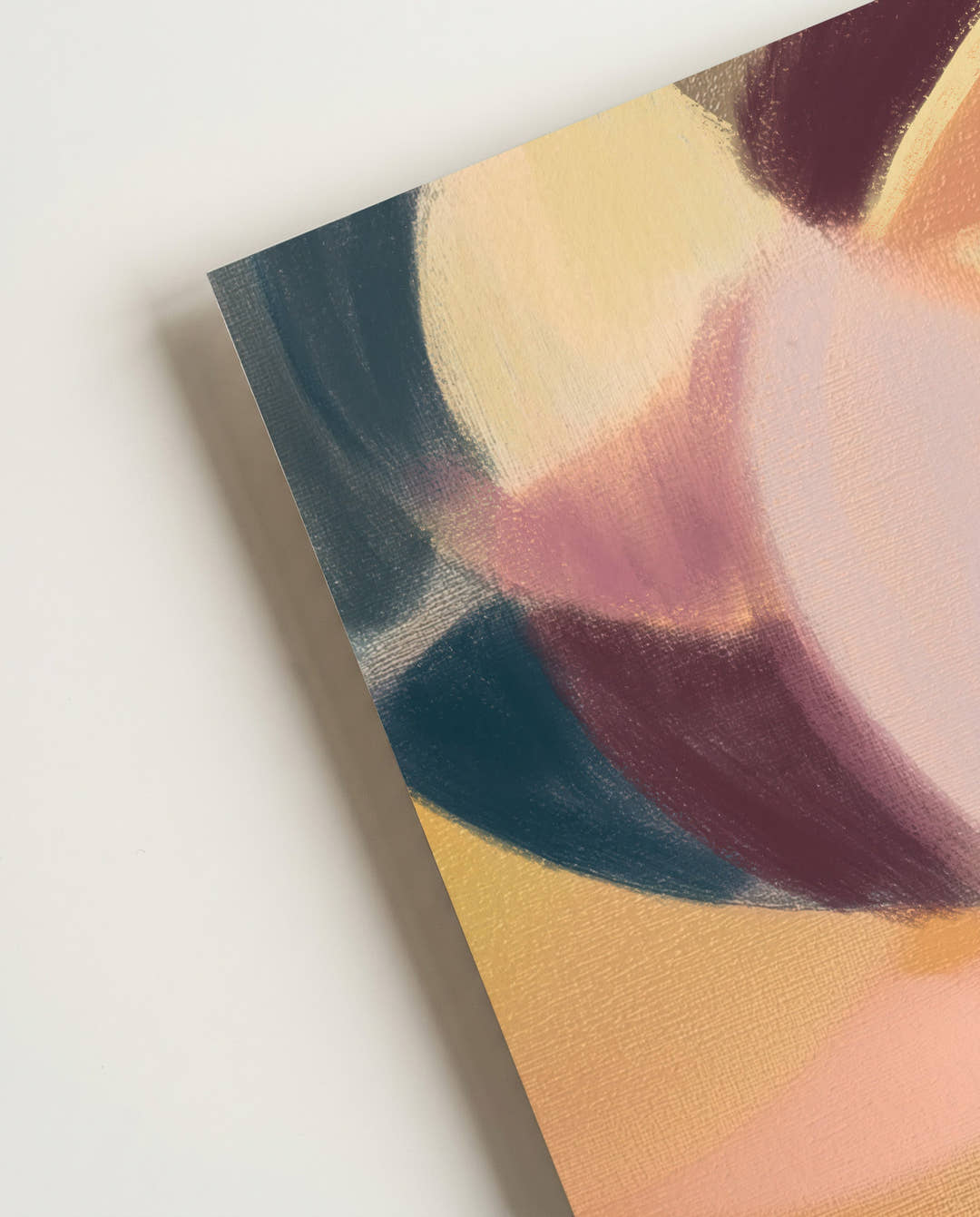 Modernes Abstrakt Poster mit Farbe – Abstract Flow