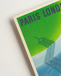 Vintage Flugreise Poster – Air France Paris Londres 1930