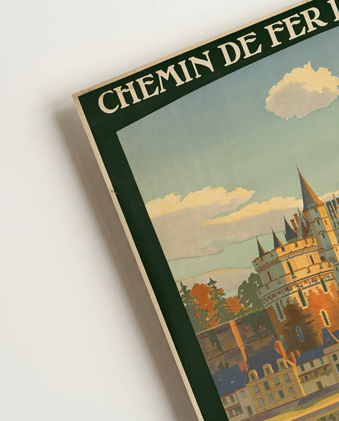 Vintage Frankreich Schloss Poster – Amboise