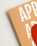 Typografie Apfel Poster – Apple Repeat