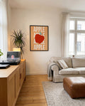 Typografie Apfel Poster – Apple Repeat