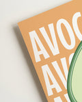 Typografie Avocado Poster – Avocado Repeat