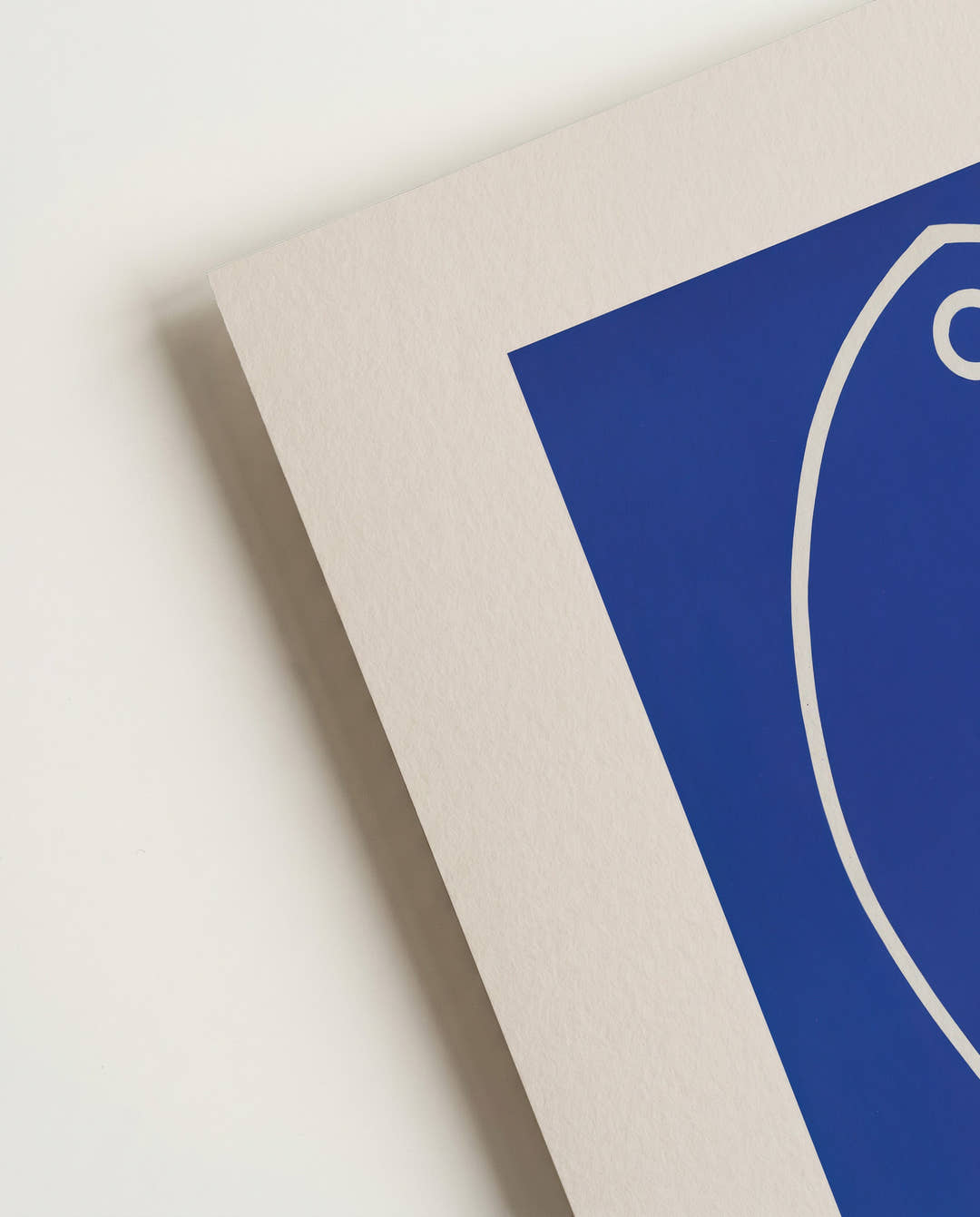 Bauhaus Minimal Poster – Bauhaus Blue Form