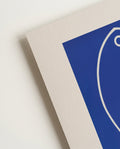 Bauhaus Minimal Poster – Bauhaus Blue Form