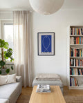 Bauhaus Minimal Poster – Bauhaus Blue Form