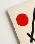 Minimalistische Formensprache mit roten Kreisen – Bauhaus Red Balance