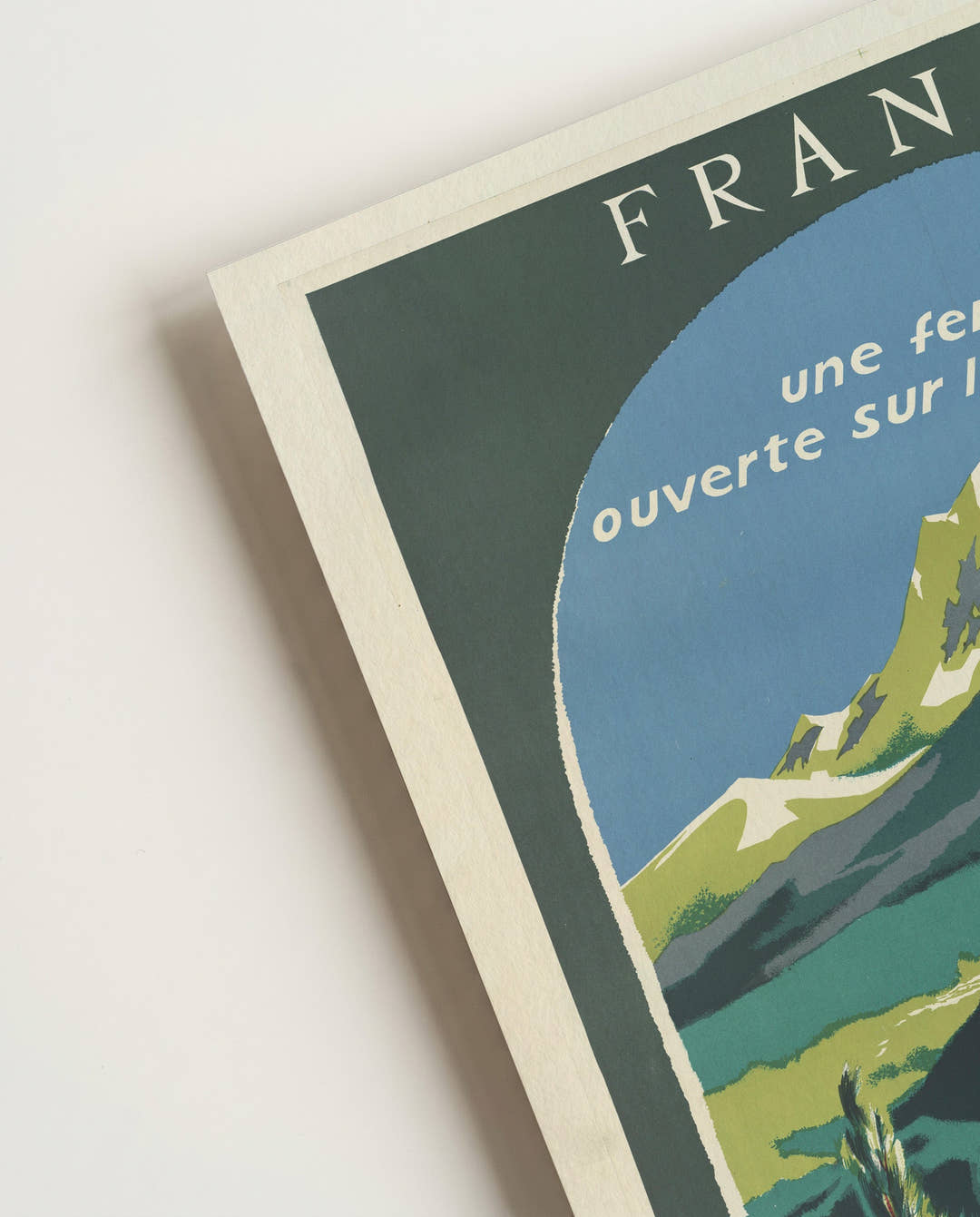 Vintage Pyrenäen Reiseplakat Frankreich Poster – Bearn Basses Pyrenees