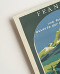 Vintage Pyrenäen Reiseplakat Frankreich Poster – Bearn Basses Pyrenees