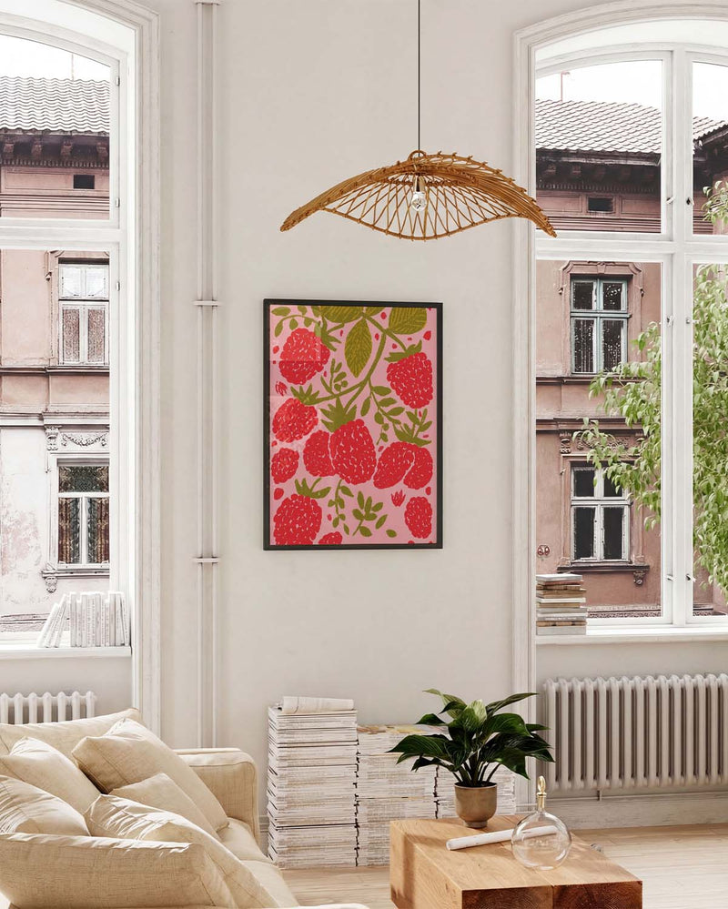 Beeren Muster Poster modern – Berry Garden
