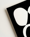 Dynamisches Linien Kunst Poster – Black Flowstate