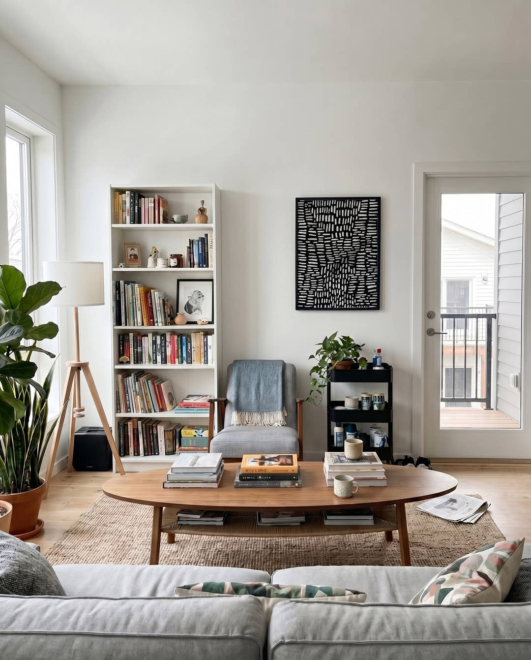Strukturierte Minimal Art Wandbild – Black Interval