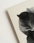 Modernes Schwarz Weiß Natur Poster – Black Waveform