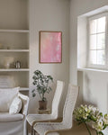 Modernes Farbverlauf Poster Rosa – Blush Texture