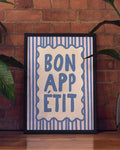 Typografie Poster modern – Bon Appetit