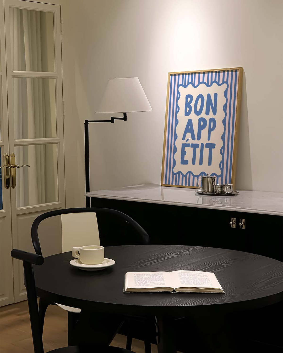 Typografie Poster modern – Bon Appetit