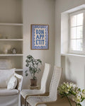 Typografie Poster modern – Bon Appetit