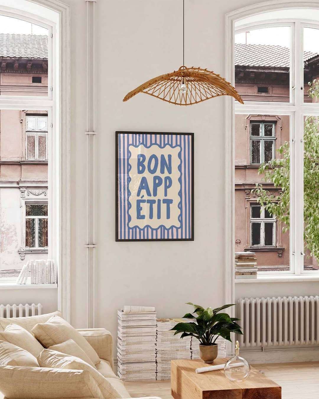 Typografie Poster modern – Bon Appetit
