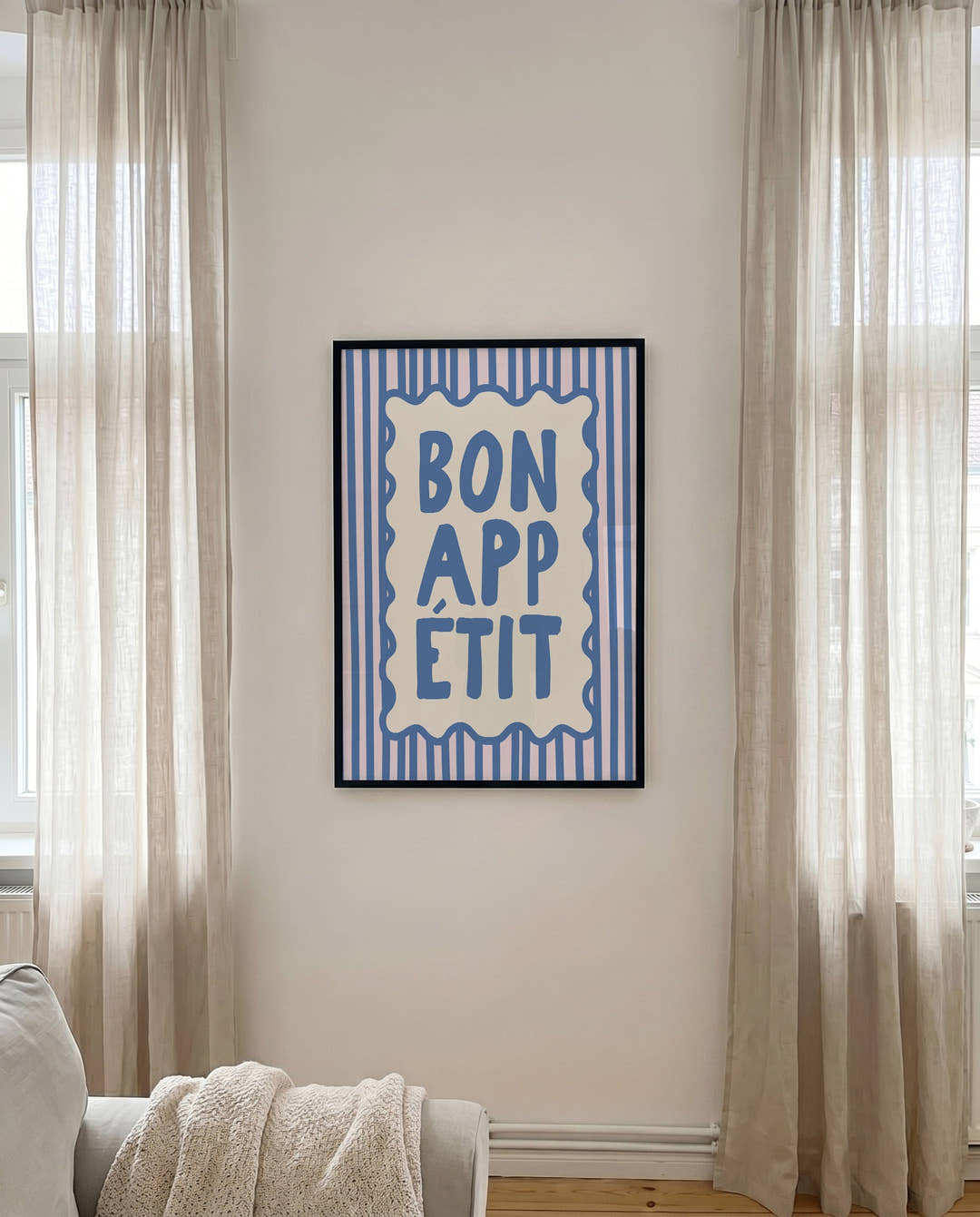 Typografie Poster modern – Bon Appetit