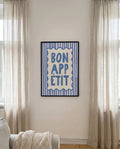 Typografie Poster modern – Bon Appetit