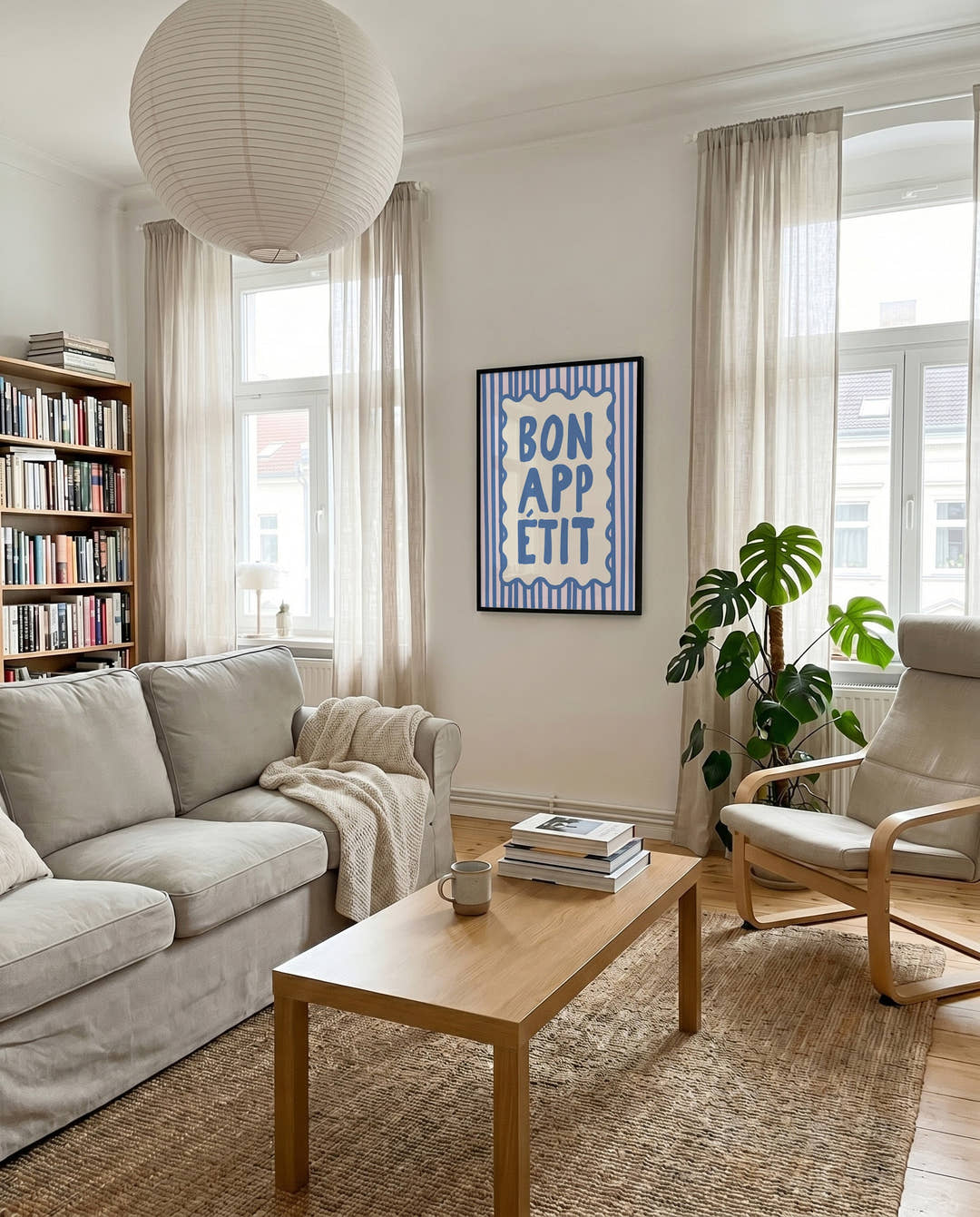 Typografie Poster modern – Bon Appetit