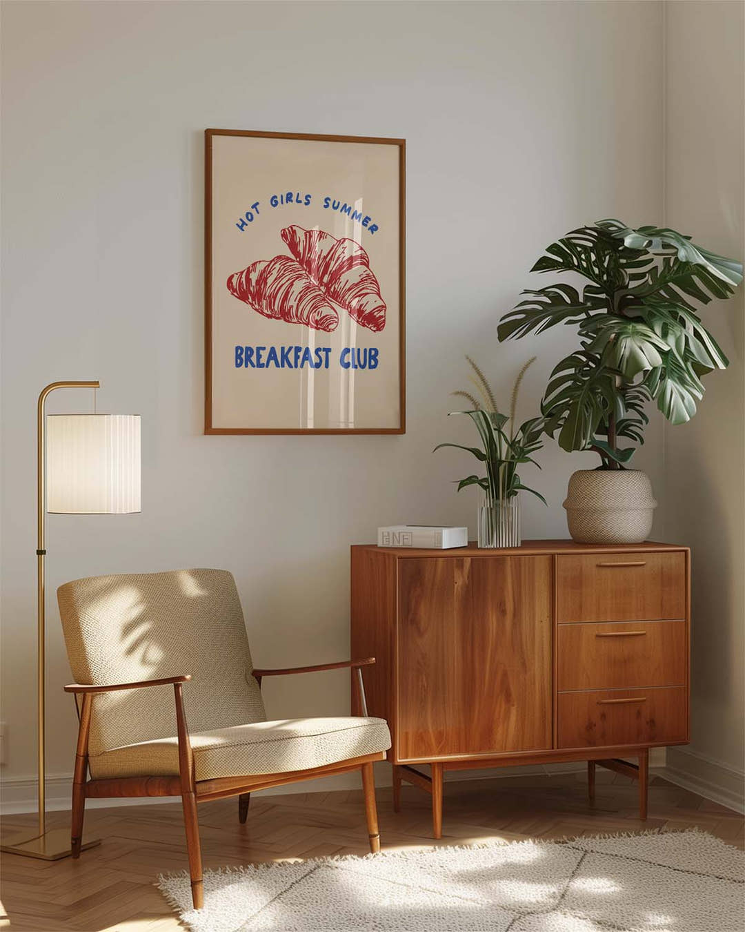 Frühstück Poster Retro Stil – Breakfast Club