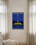 Vintage Chicago Poster – Buckingham Fountain Lakefront