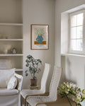 Minimalistisches Pflanzen Poster – Cactus Bloom