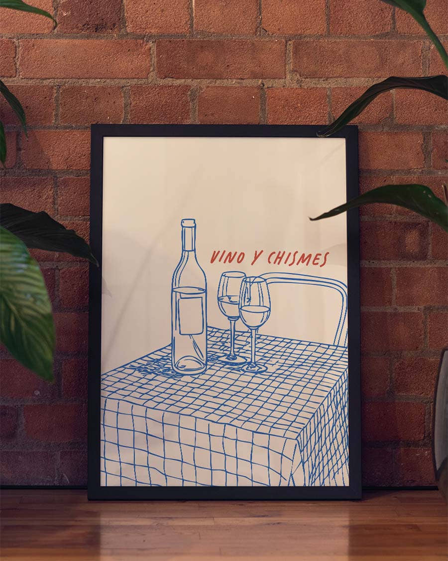 Café Poster Illustration modern – Cafe Corner