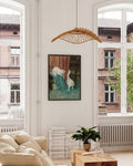 Künstlerisches Tier Poster modern – Calm Companion