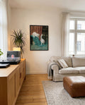Künstlerisches Tier Poster modern – Calm Companion