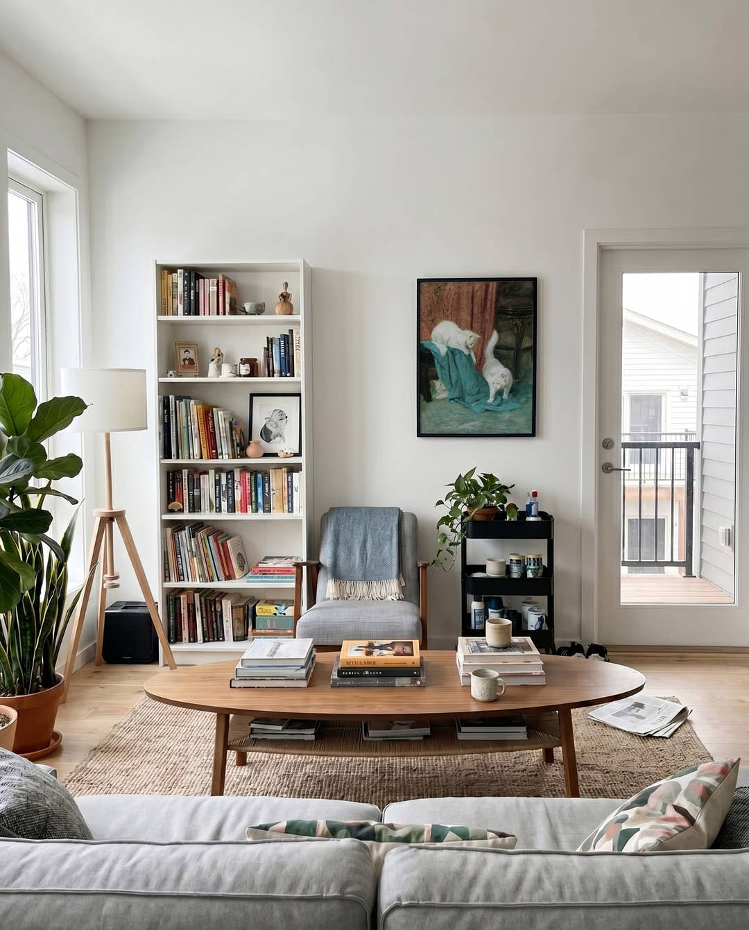 Künstlerisches Tier Poster modern – Calm Companion