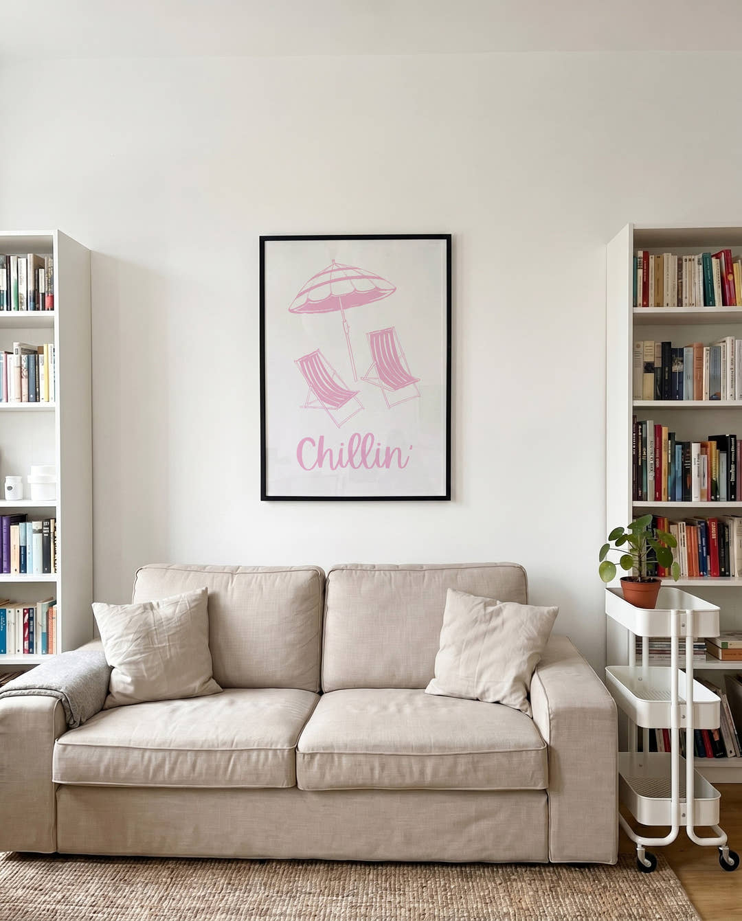 Sommer Poster mit Spruch – Chillin