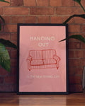 Pastell Wohnzimmer Poster modern – City Escape