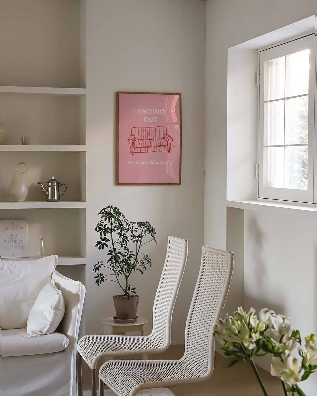 Pastell Wohnzimmer Poster modern – City Escape