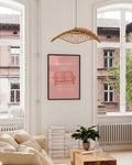 Pastell Wohnzimmer Poster modern – City Escape