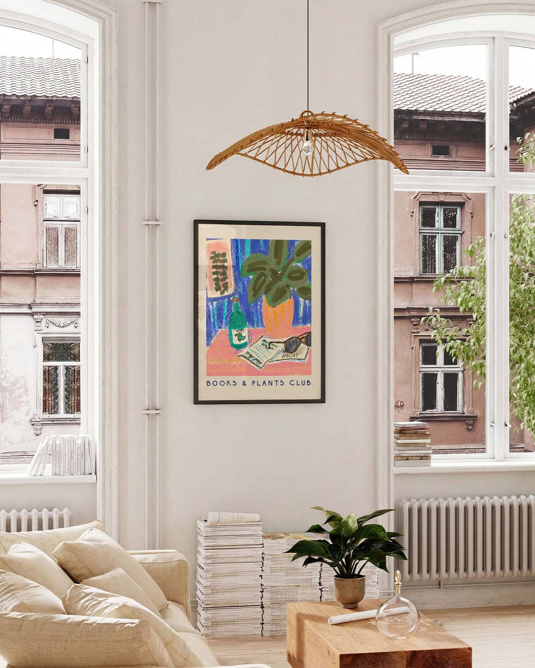 Küsten Landschaft Poster modern – Coastal View