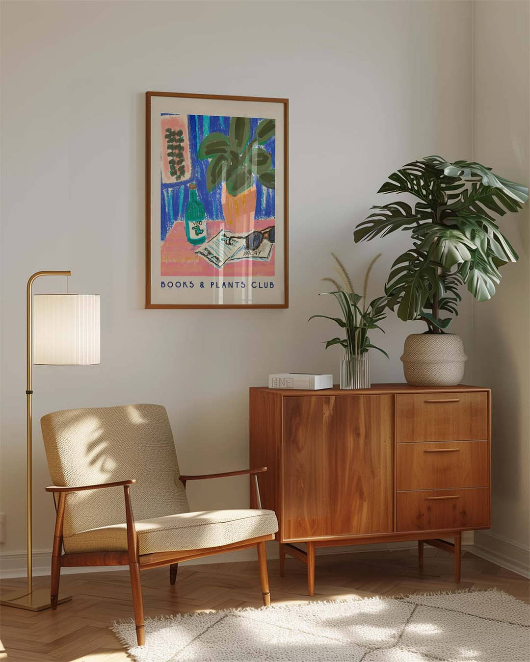 Küsten Landschaft Poster modern – Coastal View