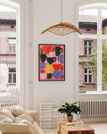 Modernes Kaffee Muster Poster – Coffee Break