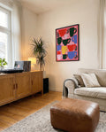 Modernes Kaffee Muster Poster – Coffee Break