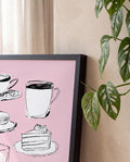 Minimalistisches Kaffee Poster modern – Coffee Time