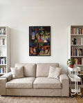 Künstlerisches Tier Poster modern – Color Collision