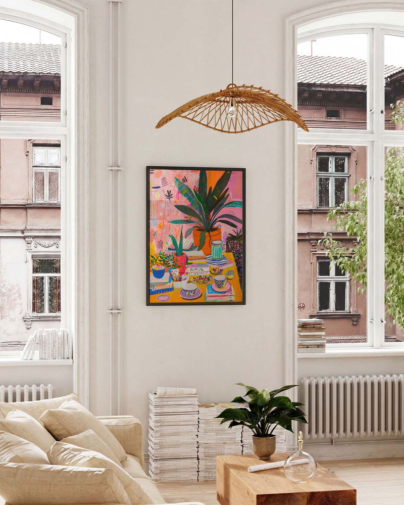 Buntes Stillleben Poster modern – Color Garden