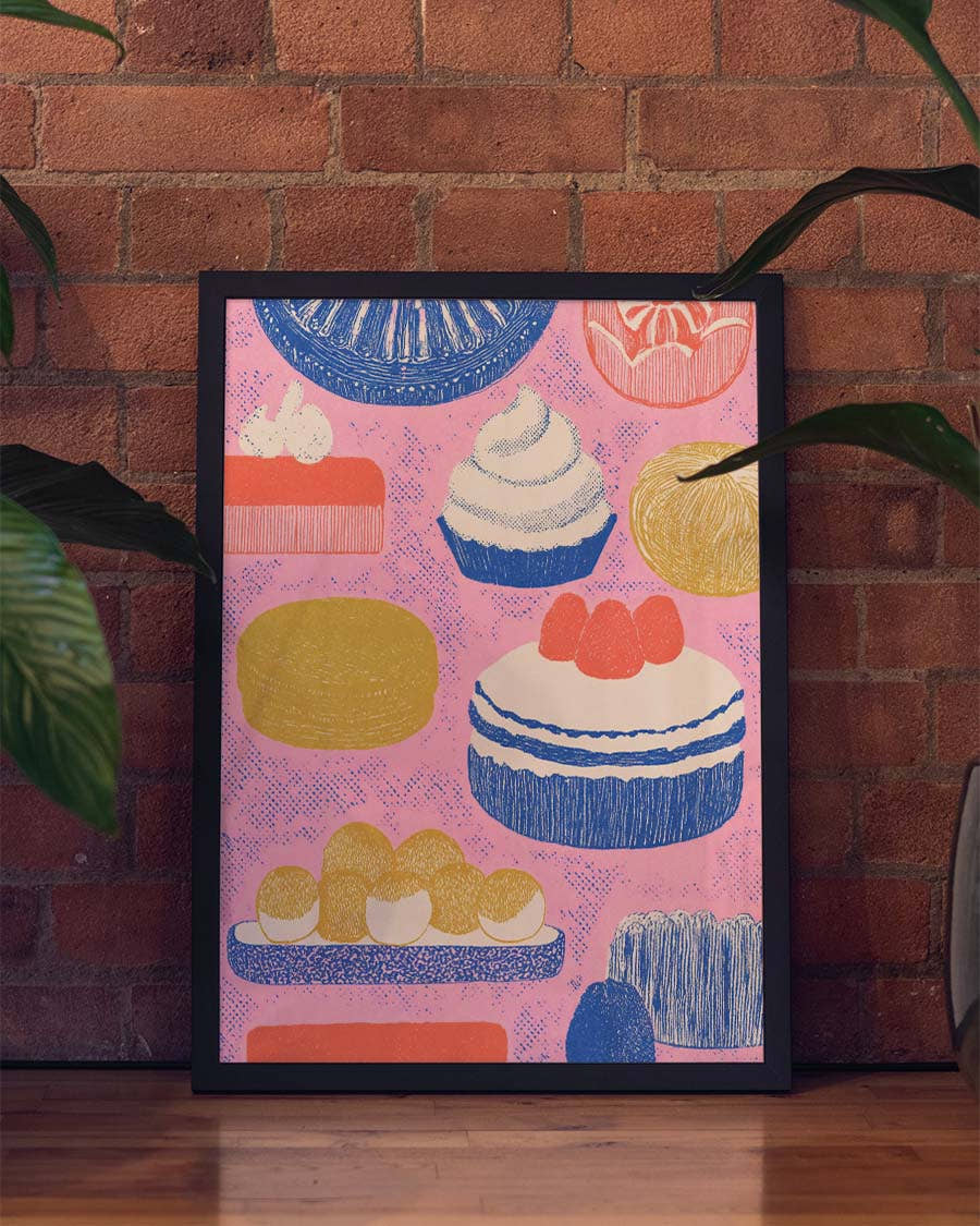 Dessert Poster modern bunt – Colorful Desserts
