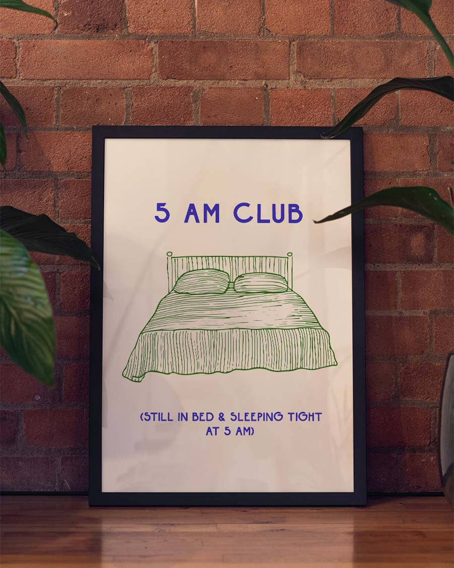 Schlafzimmer Poster modern – Cozy Club