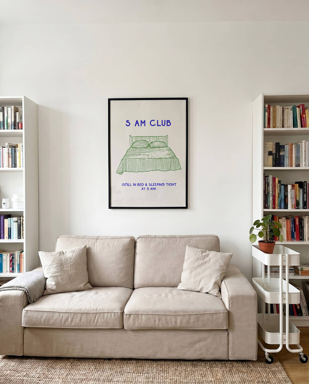 Schlafzimmer Poster modern – Cozy Club