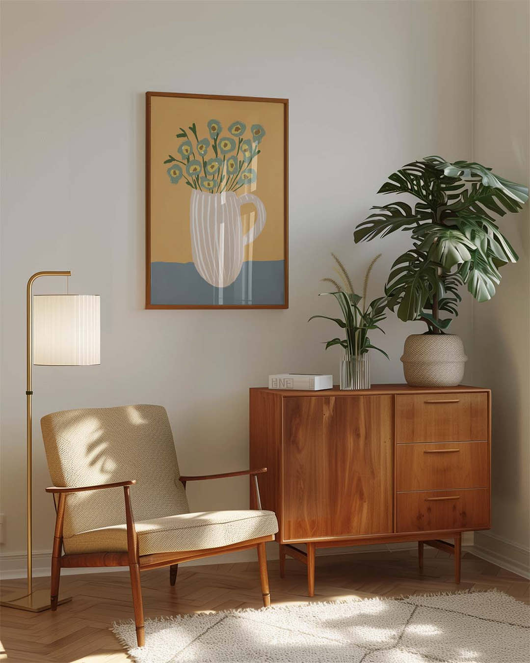 Minimalistisches Tassen Poster modern – Cozy Mug